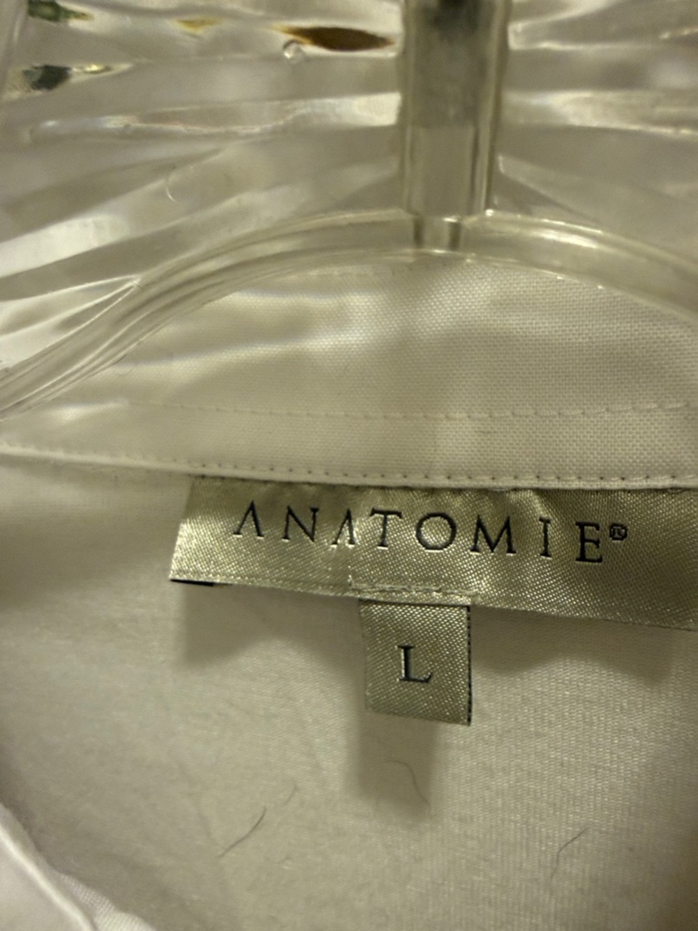 Anatomie Women’s White Long-Sleeve Dress Shirt - Picture 2 of 5